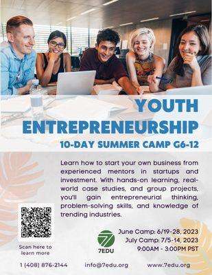 Tap your potential through entrepreneurship.
Join our 10-day Youth Entrepreneurship Program to learn from business experts!