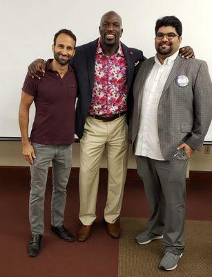 DPN had lunch with WWE Superstar, Titus O'Neil!