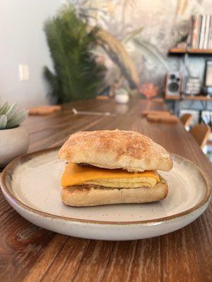 Vegan Sausage Egg & Cheese