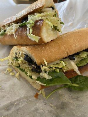 Veggie sub - so many options!