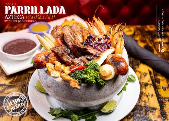 Parrillada Azteca New Menu