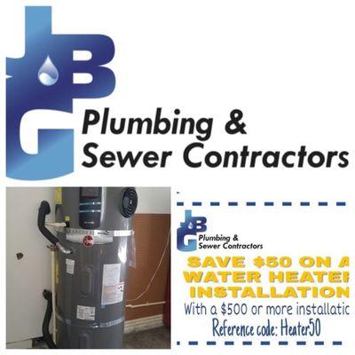 Water Heater Installation Coupon