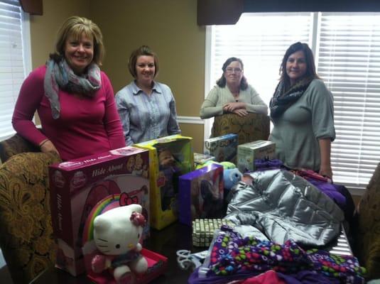 Thanks to our next door neighbor, The Union United Methodist, we were able to provide Christmas presents to a needy family in...