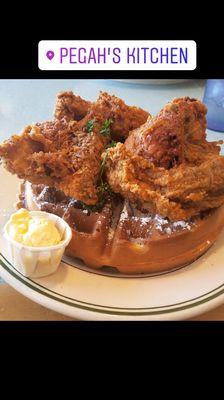 Chicken & Waffles on Sundays