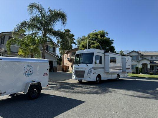 Rv wash 27ft motorhome