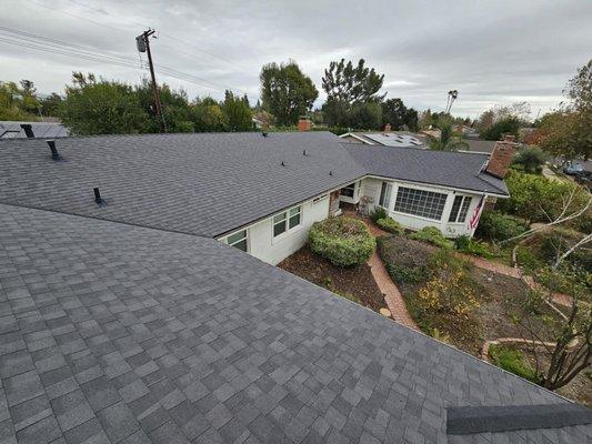 New roof by Best Roofing Solution, Roofing Contractor, Roof Repair in Los Angeles, ca and Orange County, CA