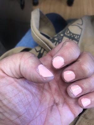 Trash nails thanks to DB Nail Salon