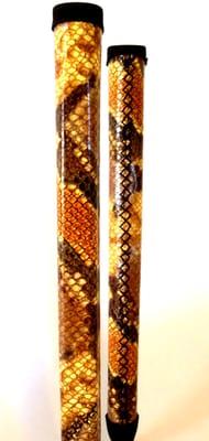 Tan Python Stitchback Putter Grip by Ace of Clubs Golf Co.