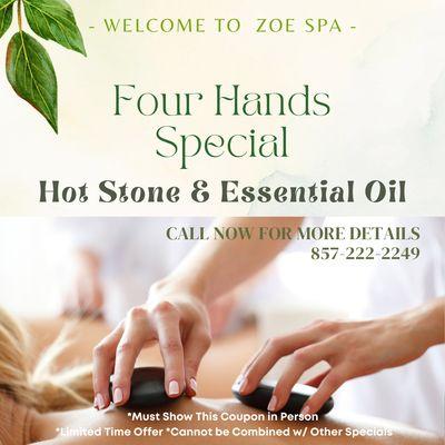 Zoe Spa
 40 Harrison Ave Unit 2A, Chinatown Boston, MA 02111
 Call us at 857-222-2249