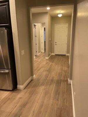 Entry way floor