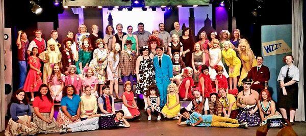 The cast and crew of Hairspray Jr. (2018)