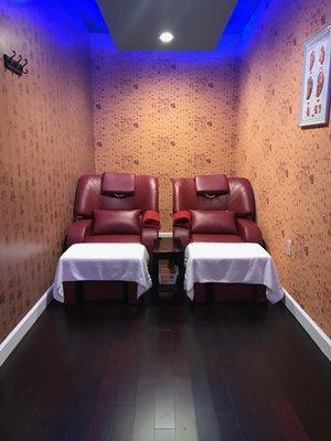 Foot massage room