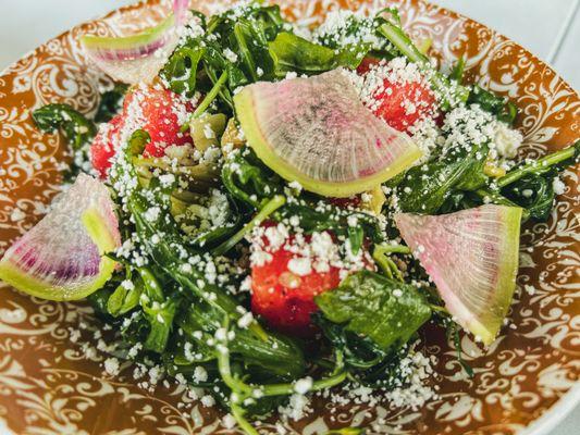 Watermelon and Arugula Salad