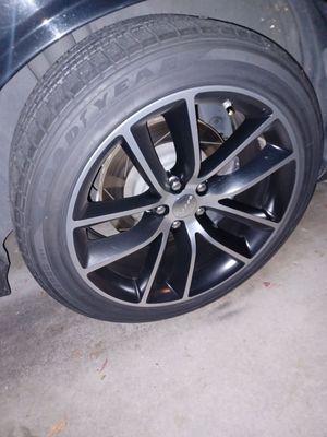 Goodyear RS A2 on 20 inch mopar wheel.