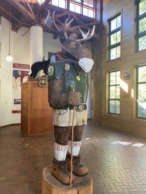 Inside the gift shop/visitor center