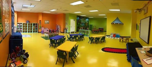 Our classrooms are spacious and beautifully decorated where children will enjoy learning and playing.