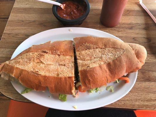 Huge veggie torta