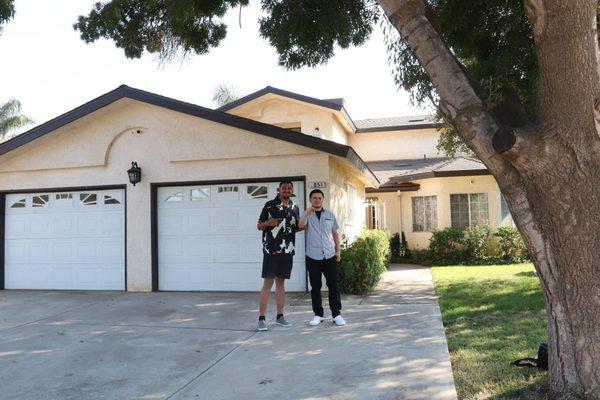 Oscar helping us purchase our first home!