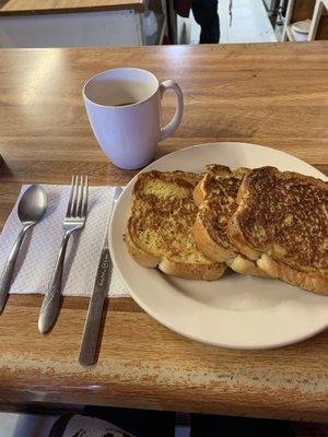 Classic French Toast and coffee