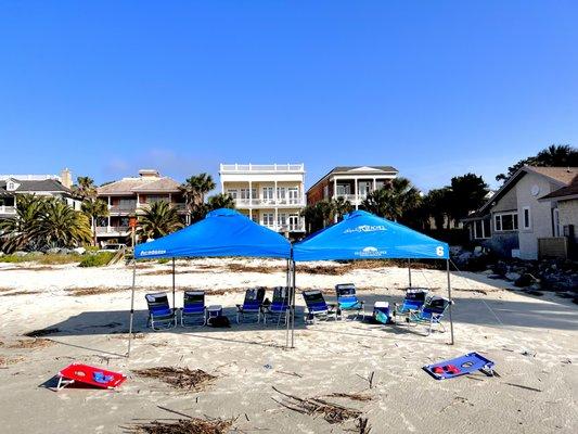 Beach setup