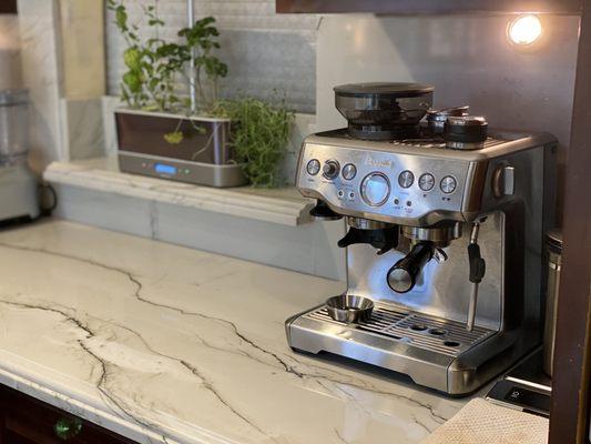 Counter and espresso machine