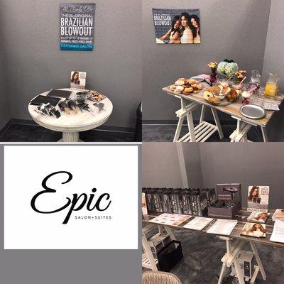 Smoothing treatment class at Epic Salon & Suites