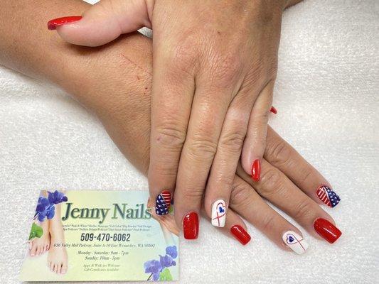 4th of July Nails