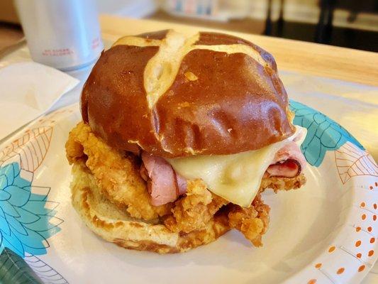 Chicken Cordon Bleu Sandwich