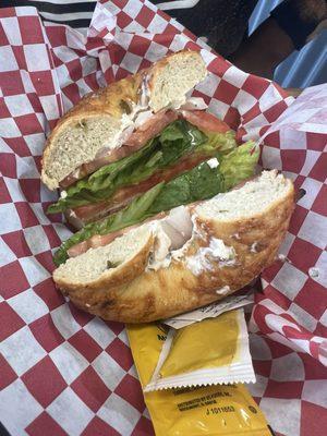 Bagel with Smoked Salmon Cream Cheese