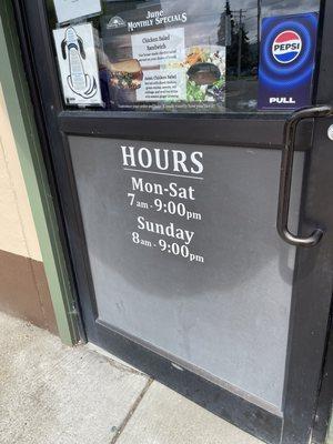 Regular hours