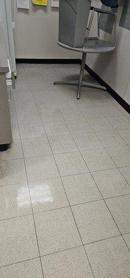 Post finished VCT tiles.