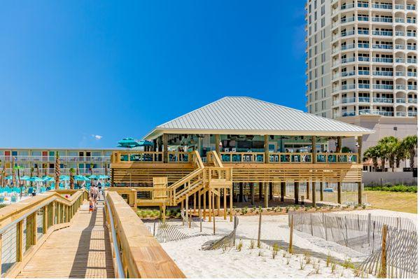 View of Restuarant from Beach