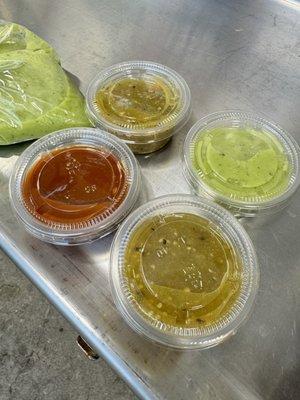 Sauce containers to go