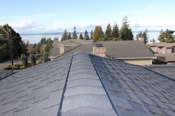 Great view of the Puget Sound from a new ridge line installed in Edmonds!