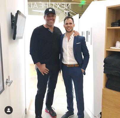 Bumped into Tony Robbins at Next Health today!