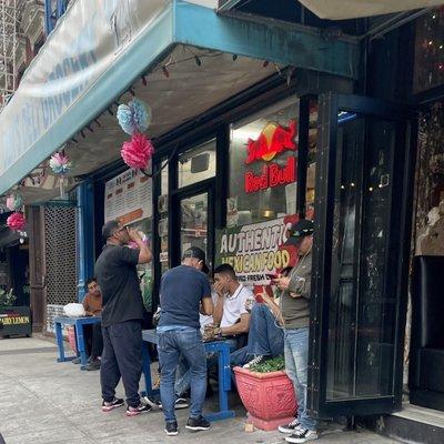 Exterior of Ben's Deli. Los Tacos Poca Madre which is inside Ben's Deli, a Mexican takeout spot