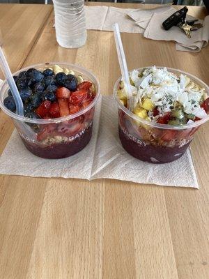 The Local and Chronic açaí bowls!