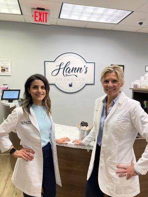 Pharmacist Tania and Owner and Pharmacist Kristen Hann Souders