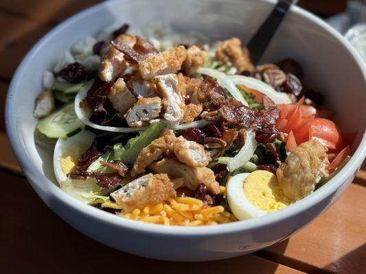 Fried chicken salad