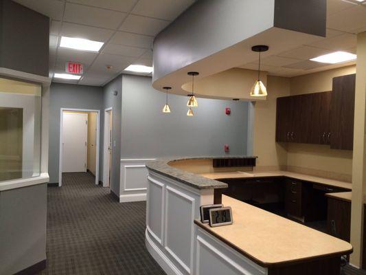 Sneak peak at our new Bedford, NH office - still putting on the finishing touches