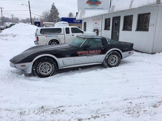 1978 Indy Pace car graphics