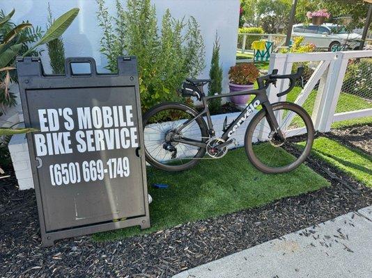 Ed’s mobile bike service