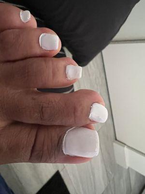 Terrible gel pedicure