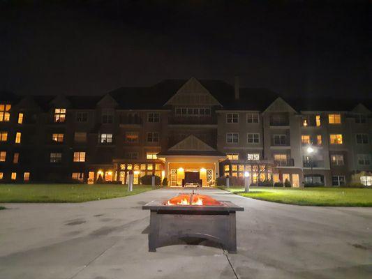 McCrite Plaza at Briarcliff at Night