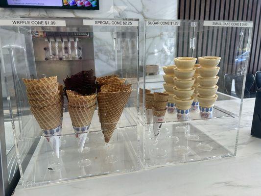 Cone choices