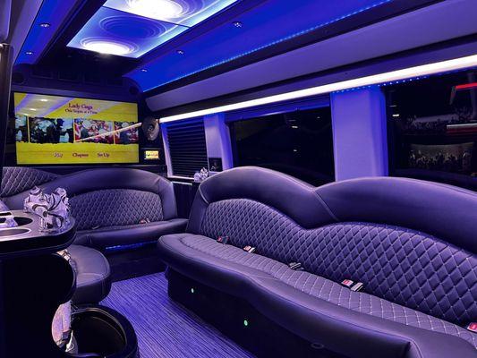 New Mercedes Sprinter Limo Interior1