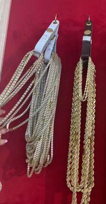 a very huge Selection of shiny jewelry