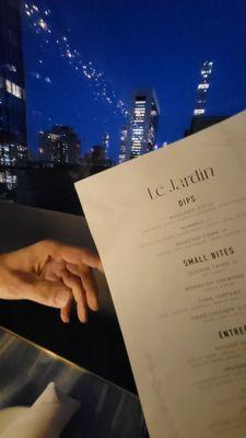 Menu and view