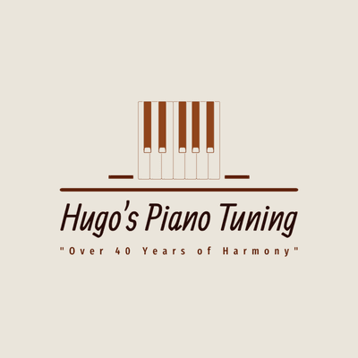 Hugo's Piano Tuning Logo