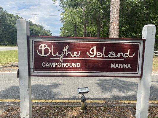 Campground entrance